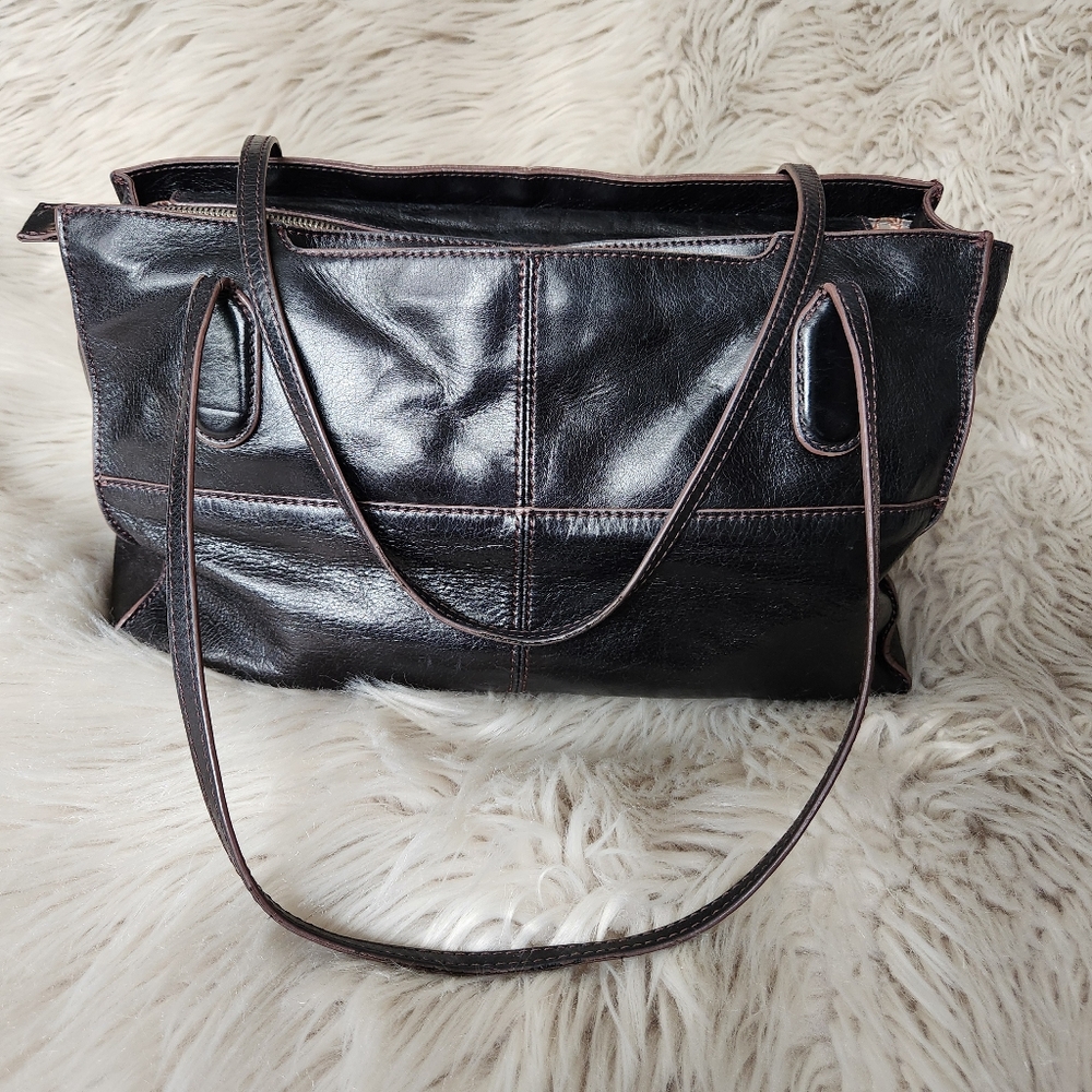 Hobo International Friar Bag Black And Brown